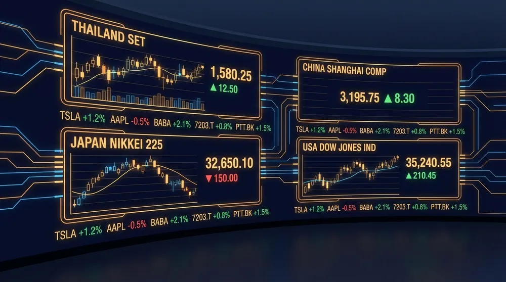 ตลาดหุ้นทั่วโลก