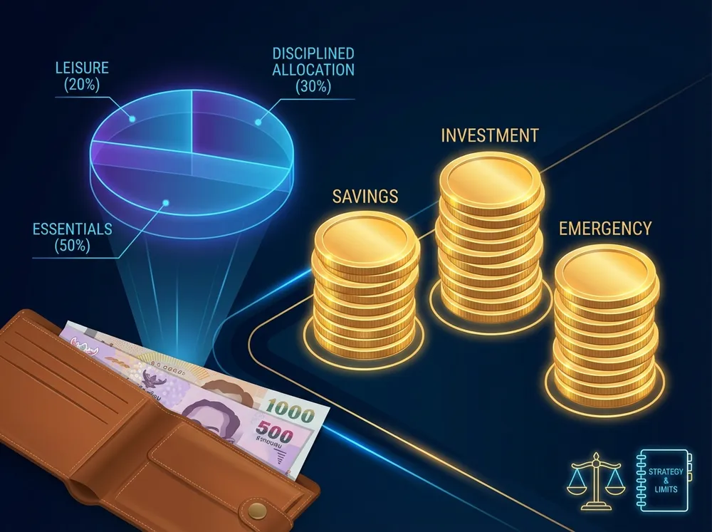 การจัดการงบประมาณแทงหวย